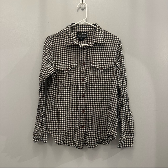 EUC Filson Womens Scout Shirt Black & White
Flannel Buttondown. Women’s Medium - Picture 1 of 5